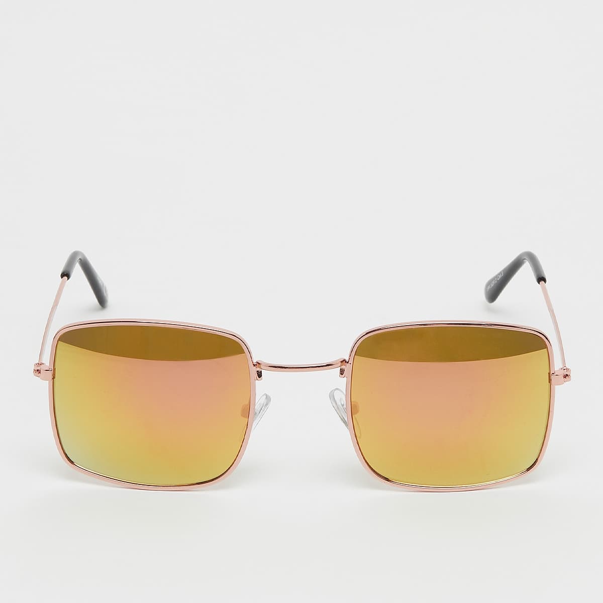 Eckige Sonnenbrille - gold, gelb 