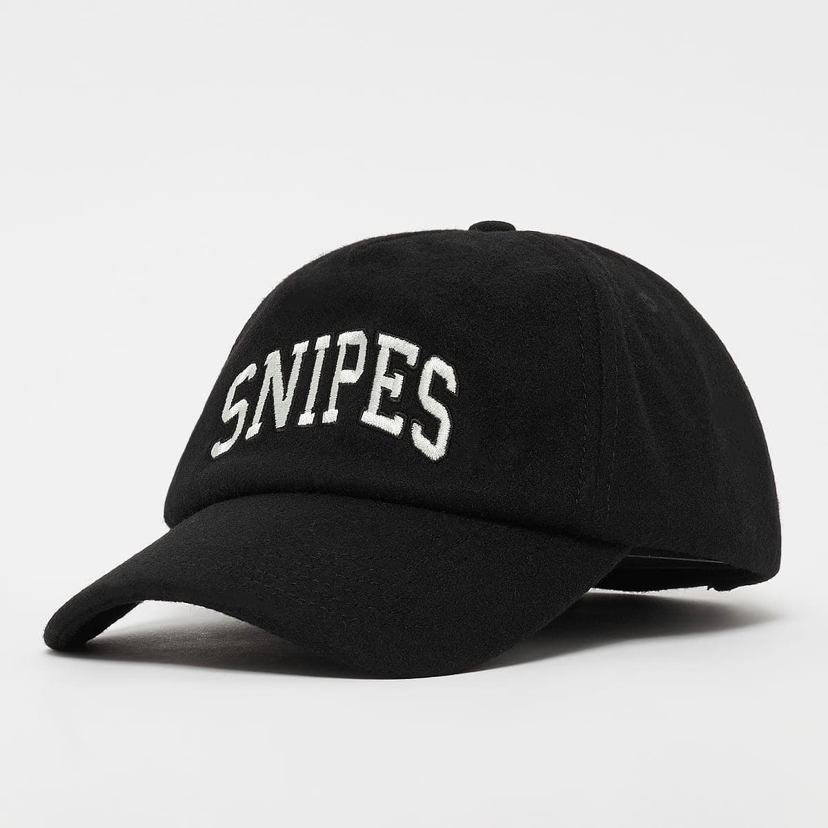 College Logo Wool Blend 5-Panel Cap 