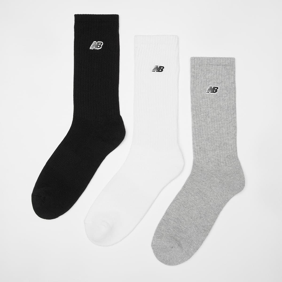 3 PACK - Essential Cushioned Crew Socks