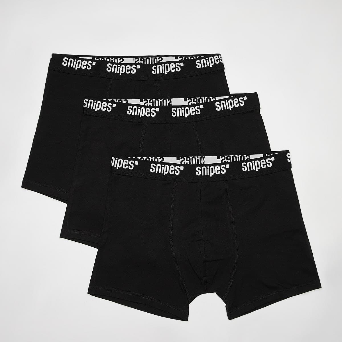 3 PACK - Black Tabe Brief Boxershorts