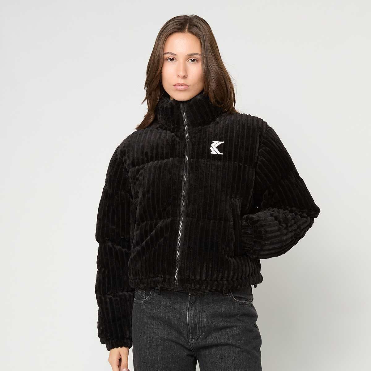 OG Fuzzy Corduroy Short Puffer Jacket