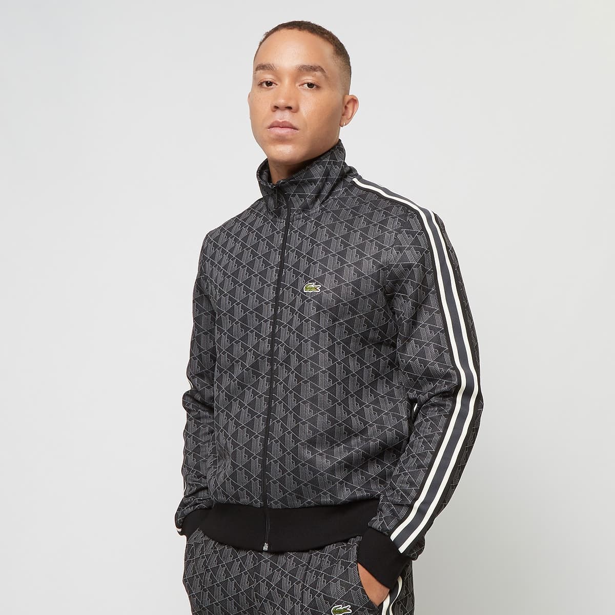 Track-Jacke Paris aus Jacquard mit Reißverschluss 