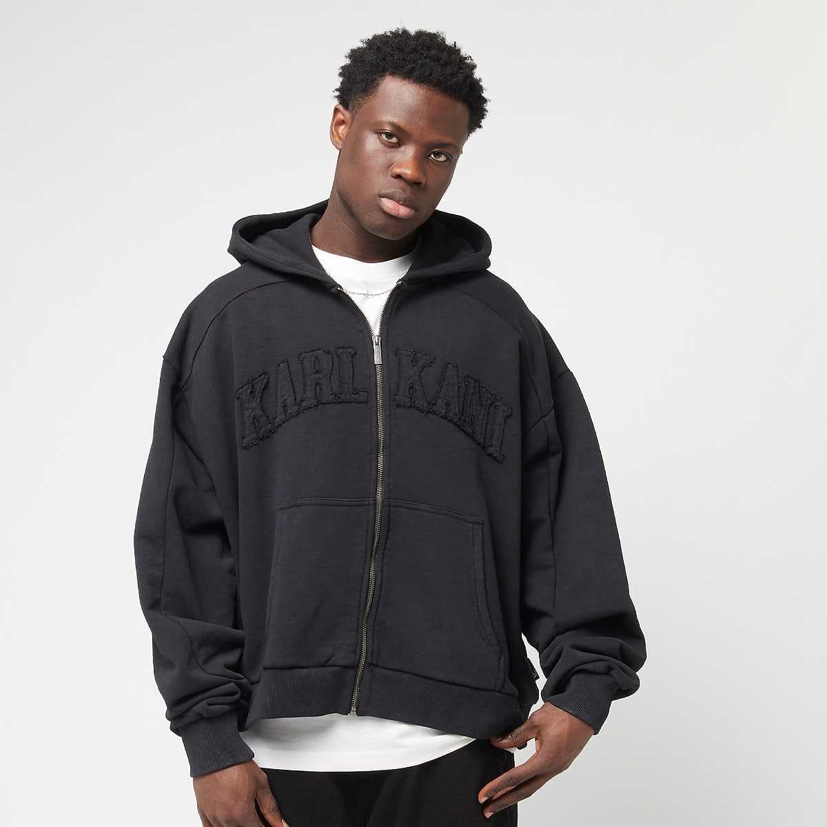 College Heavy Crop Zip Hoodie 