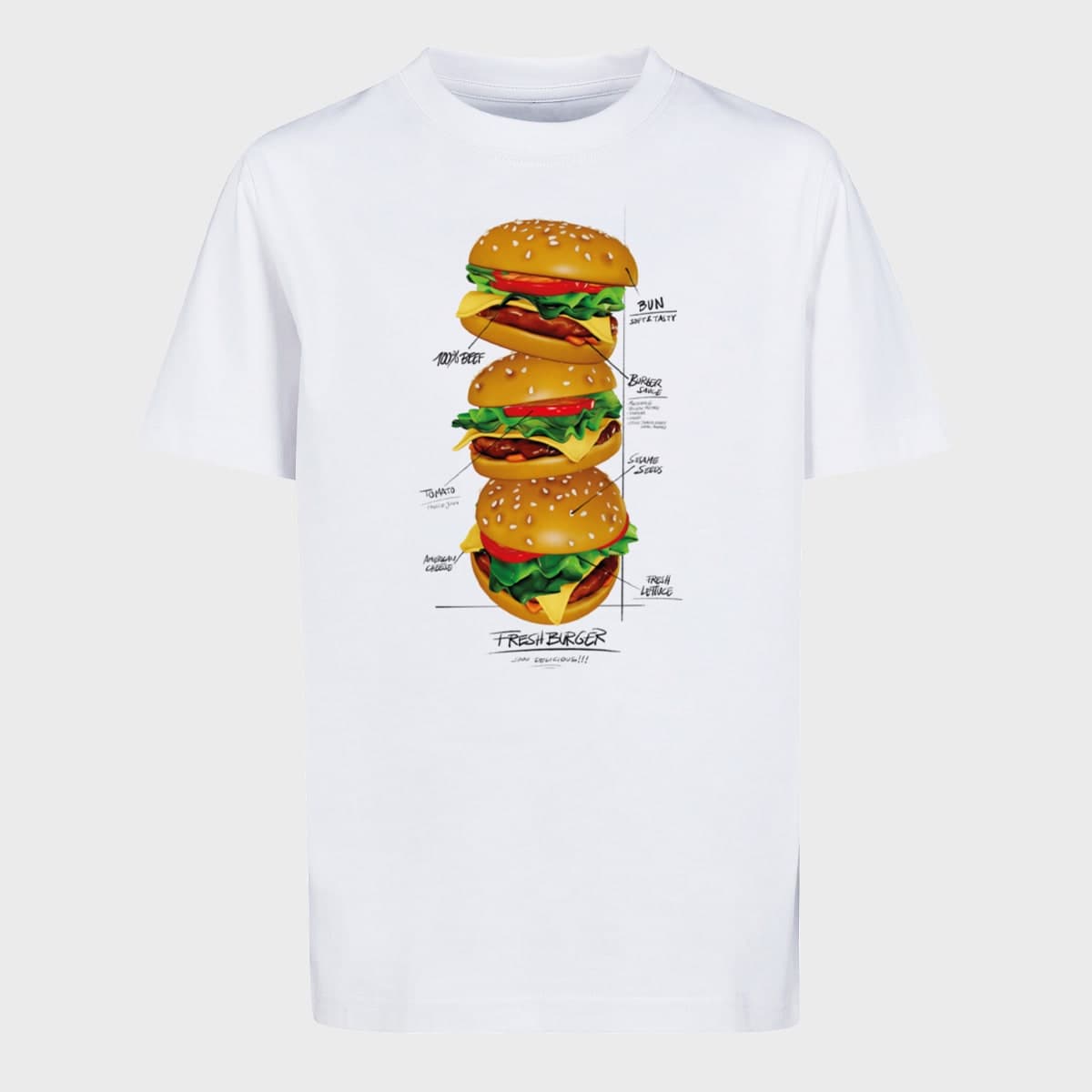 Triple Burger Tee