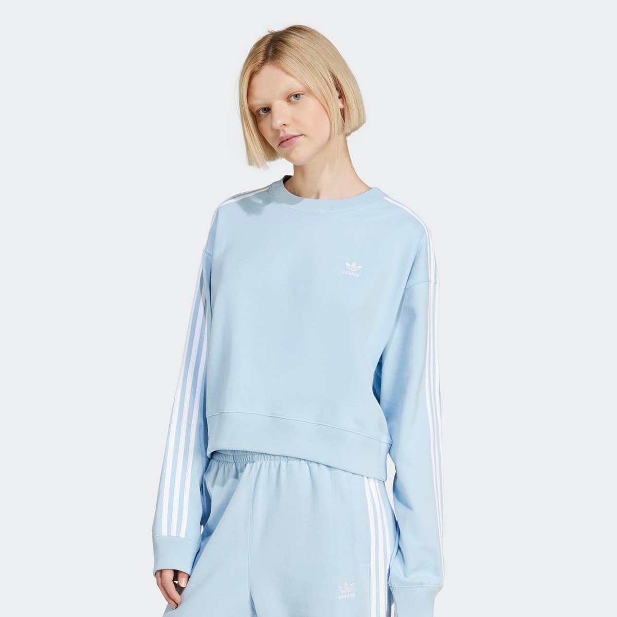 3-Streifen Crop Sweatshirt