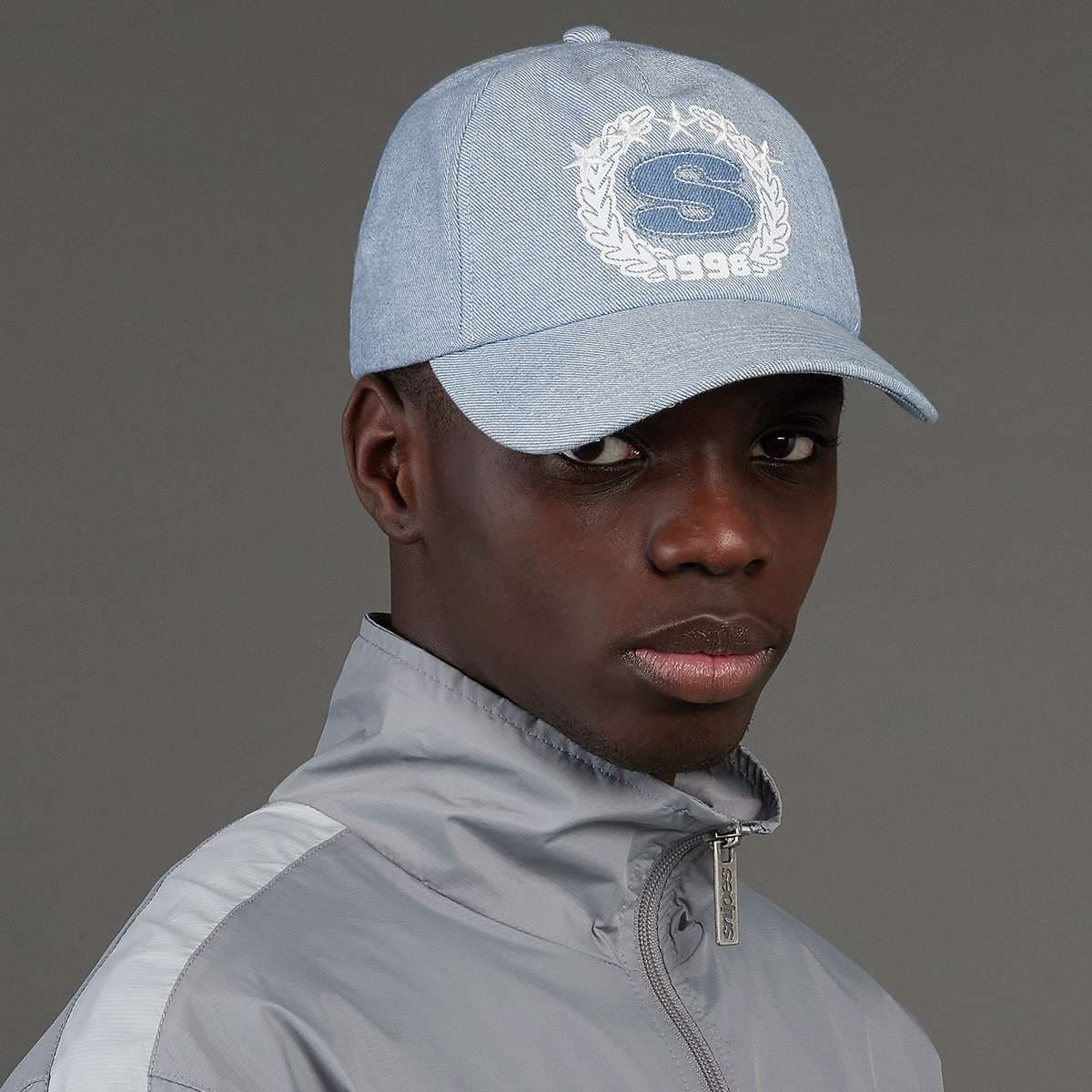 S Emblem Denim Cap