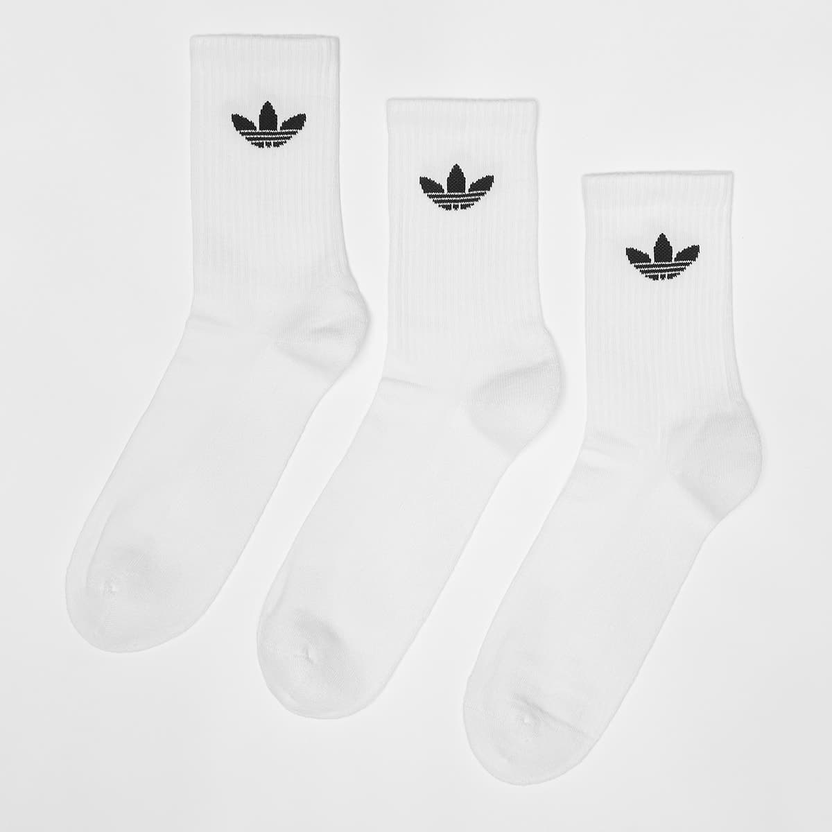 6 PACK - Trefoil Cushion Crew Socks
