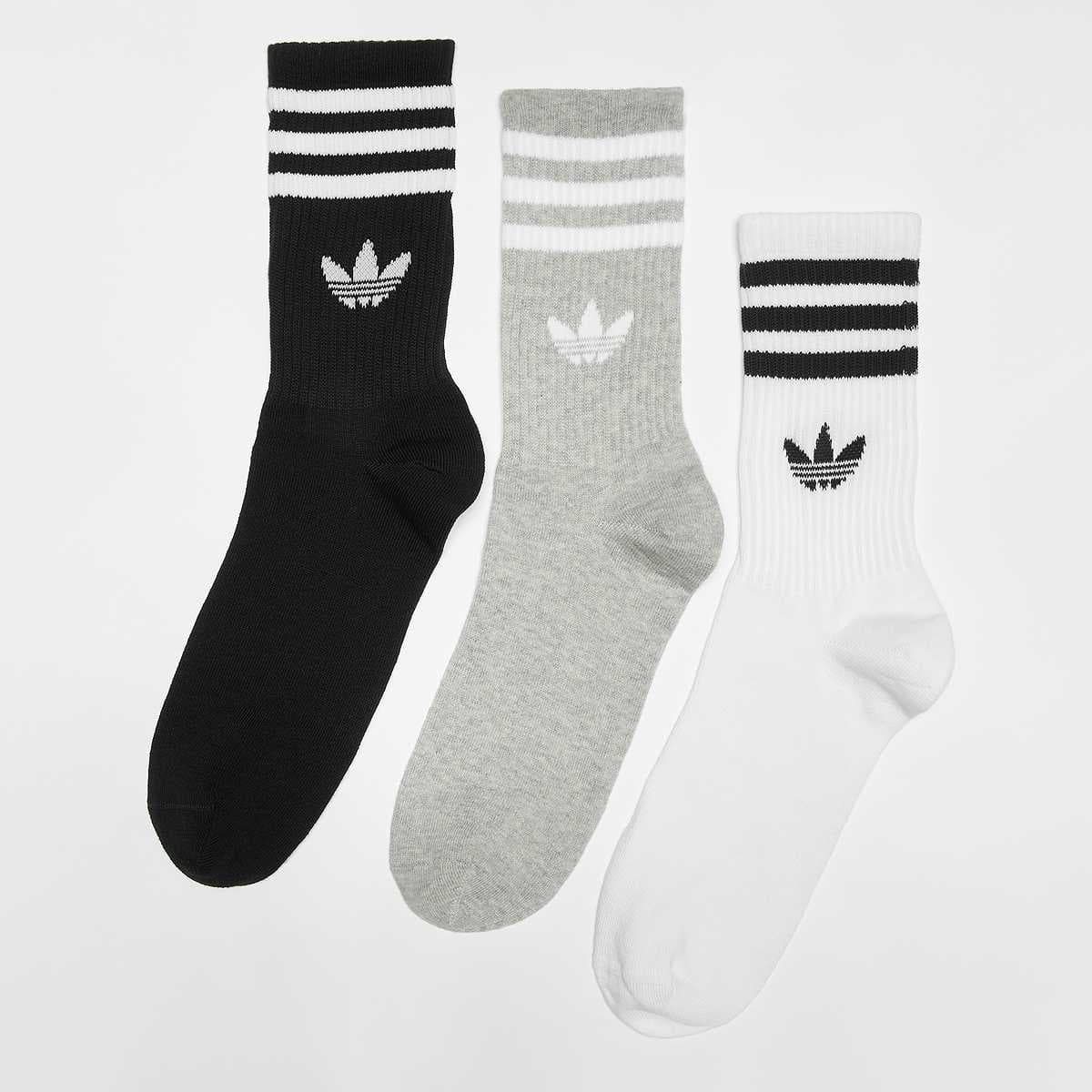 3 PACK - adicolor 3-Stripes Crew Socks