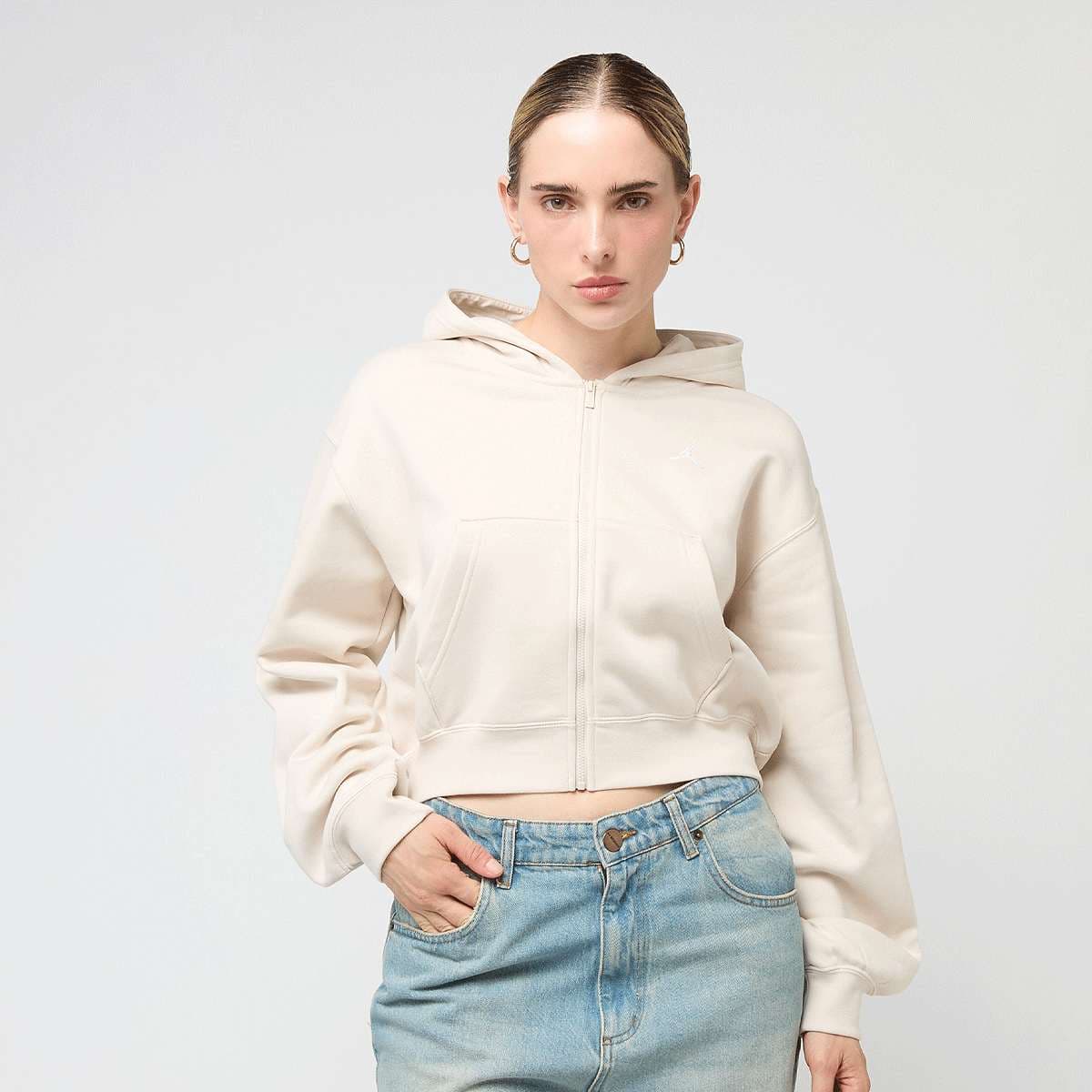 Brooklyn Fleece Full Zip Modern Crop
