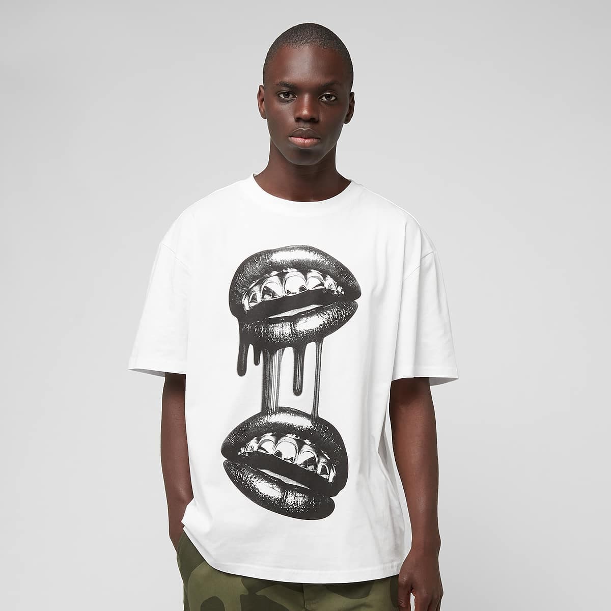 Grillz Lips Oversize Tee