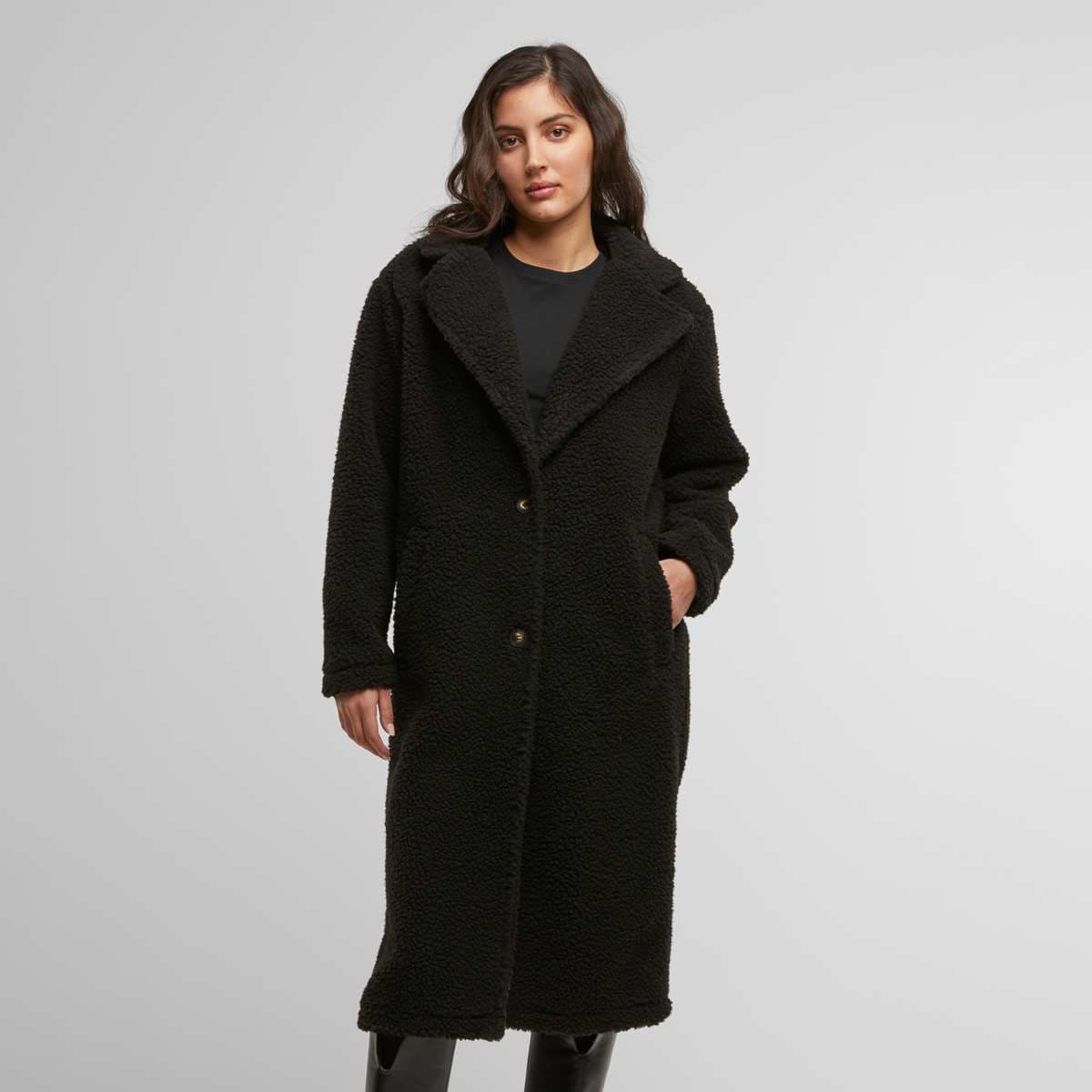 Ladies Teddy Long Coat
