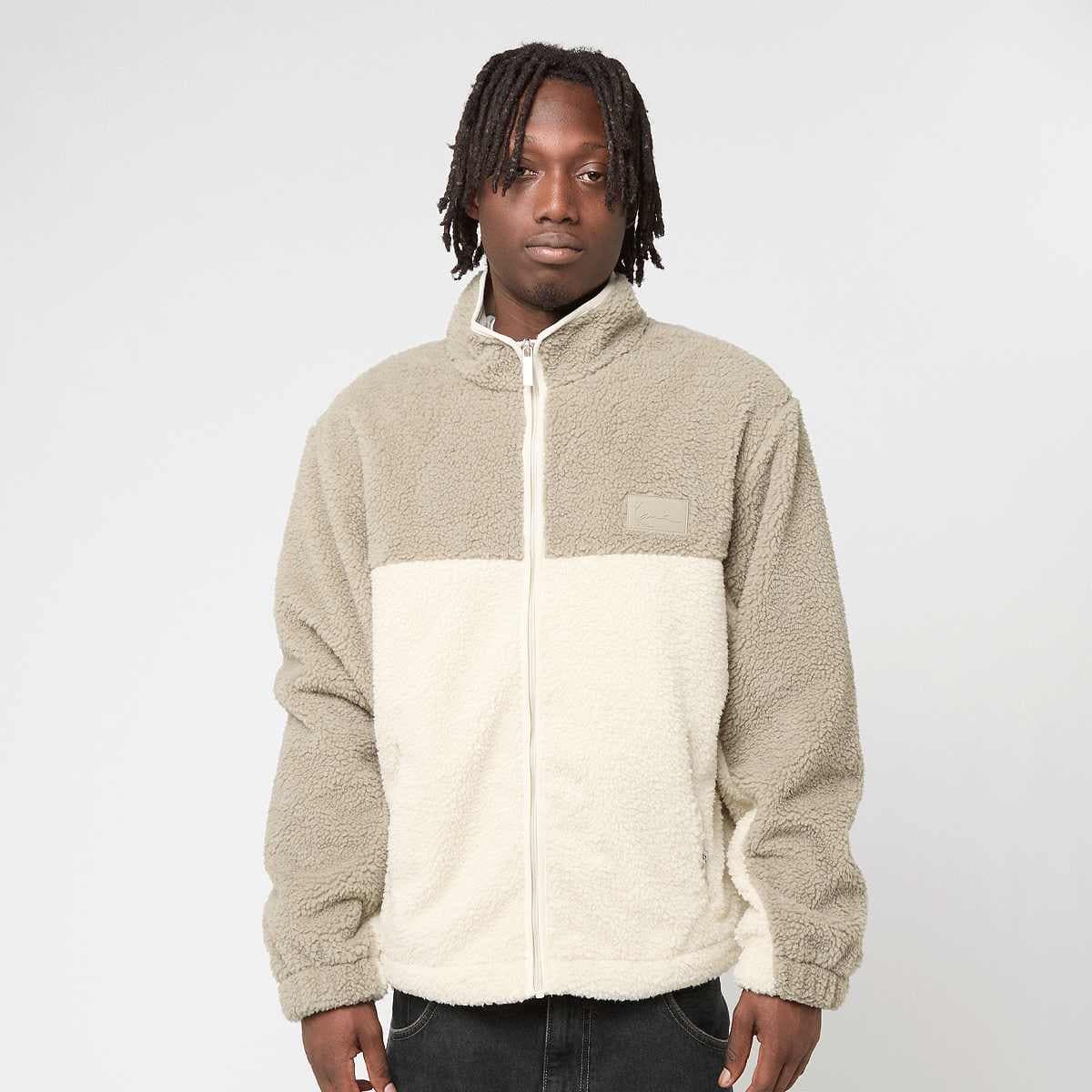 Signature Rubber Patch Teddy Zip Jacket
