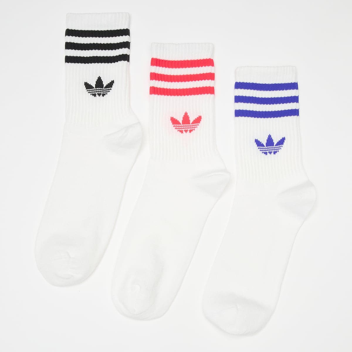 3 PACK - 3 Stripes Crew Socks