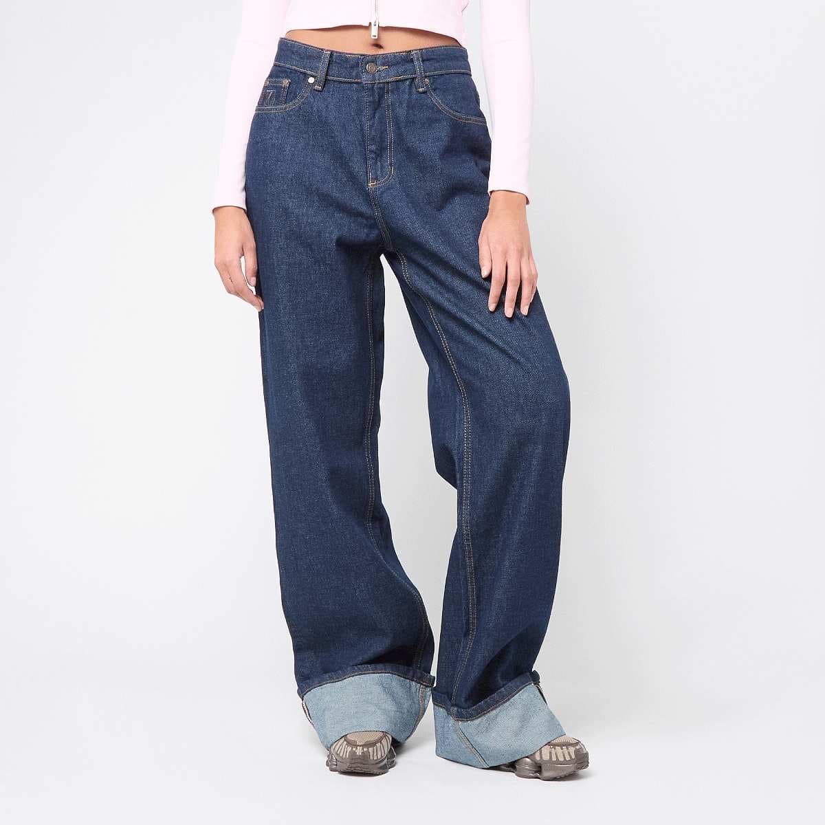 Signature Rinsed Straight Leg Denim Pants