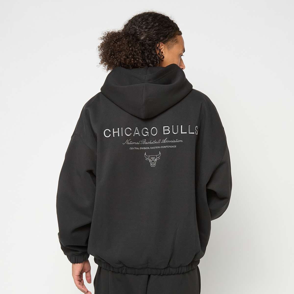 NBA Linear Oversized Zt Hoodie Chicago Bulls
