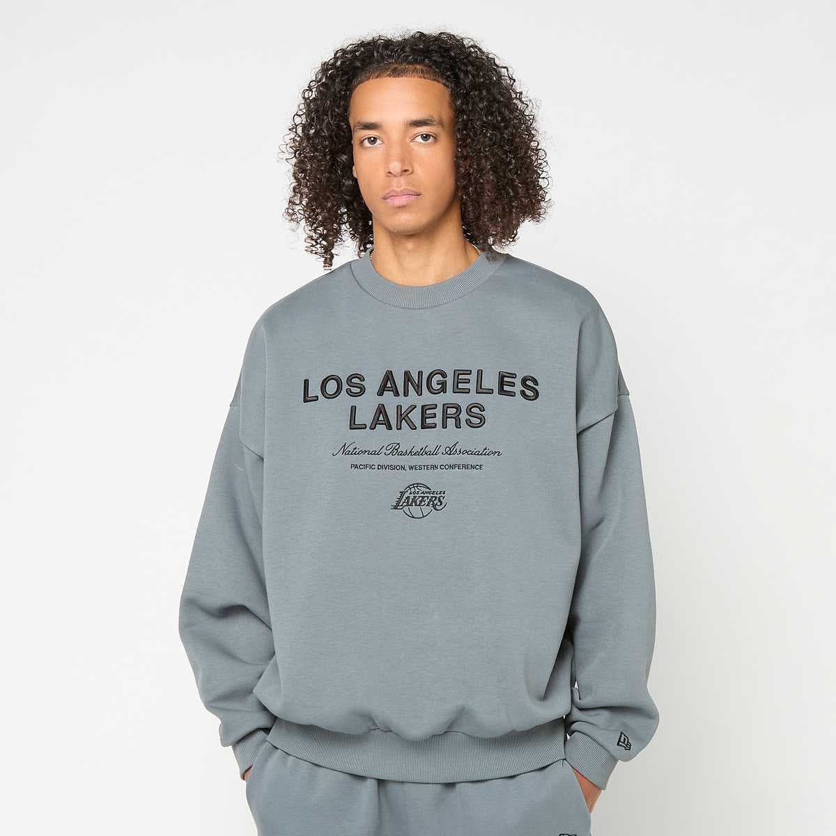NBA Linear Graphic Boxy Crew Los Angeles Lakers