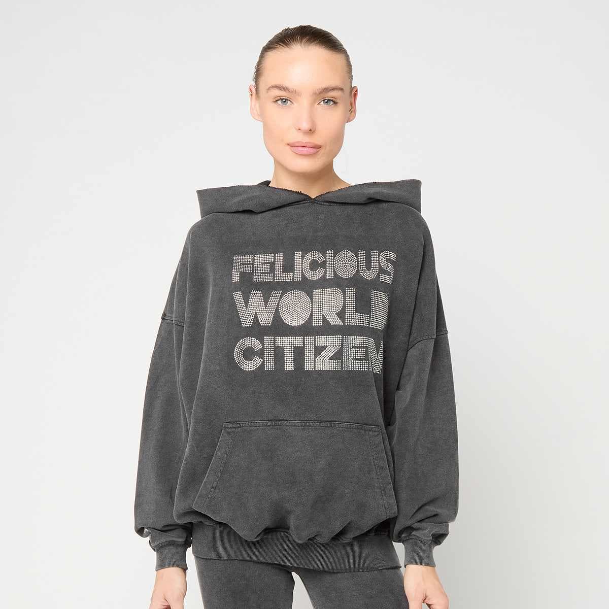 Vintage Hoodie Rhinestones