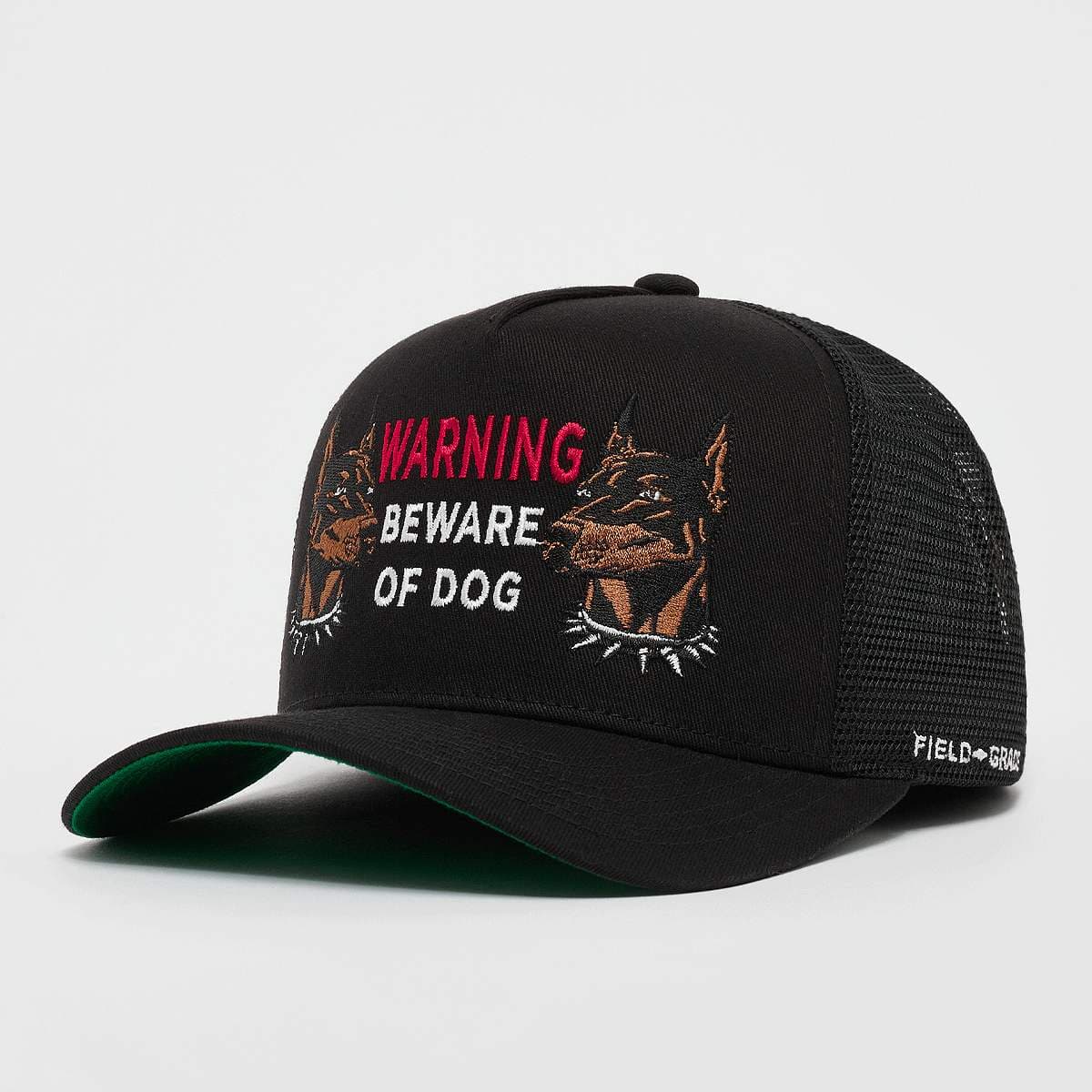 Beware of Dog Twill Mesh Trucker