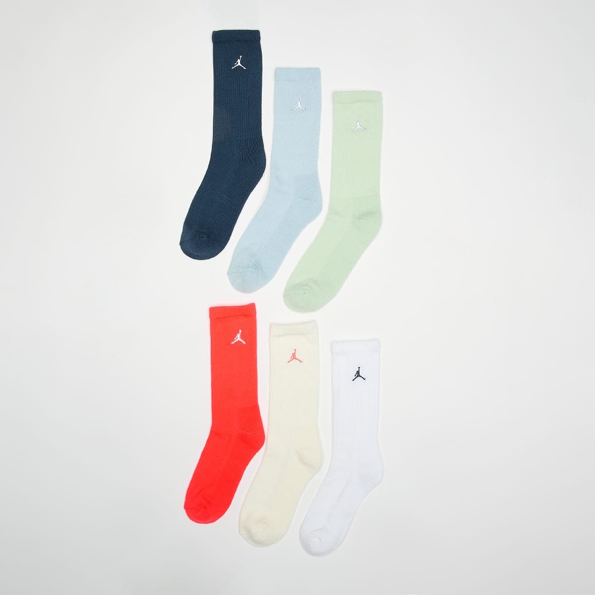 6 PACK - Everyday Essentials Cushioned Crew Socks