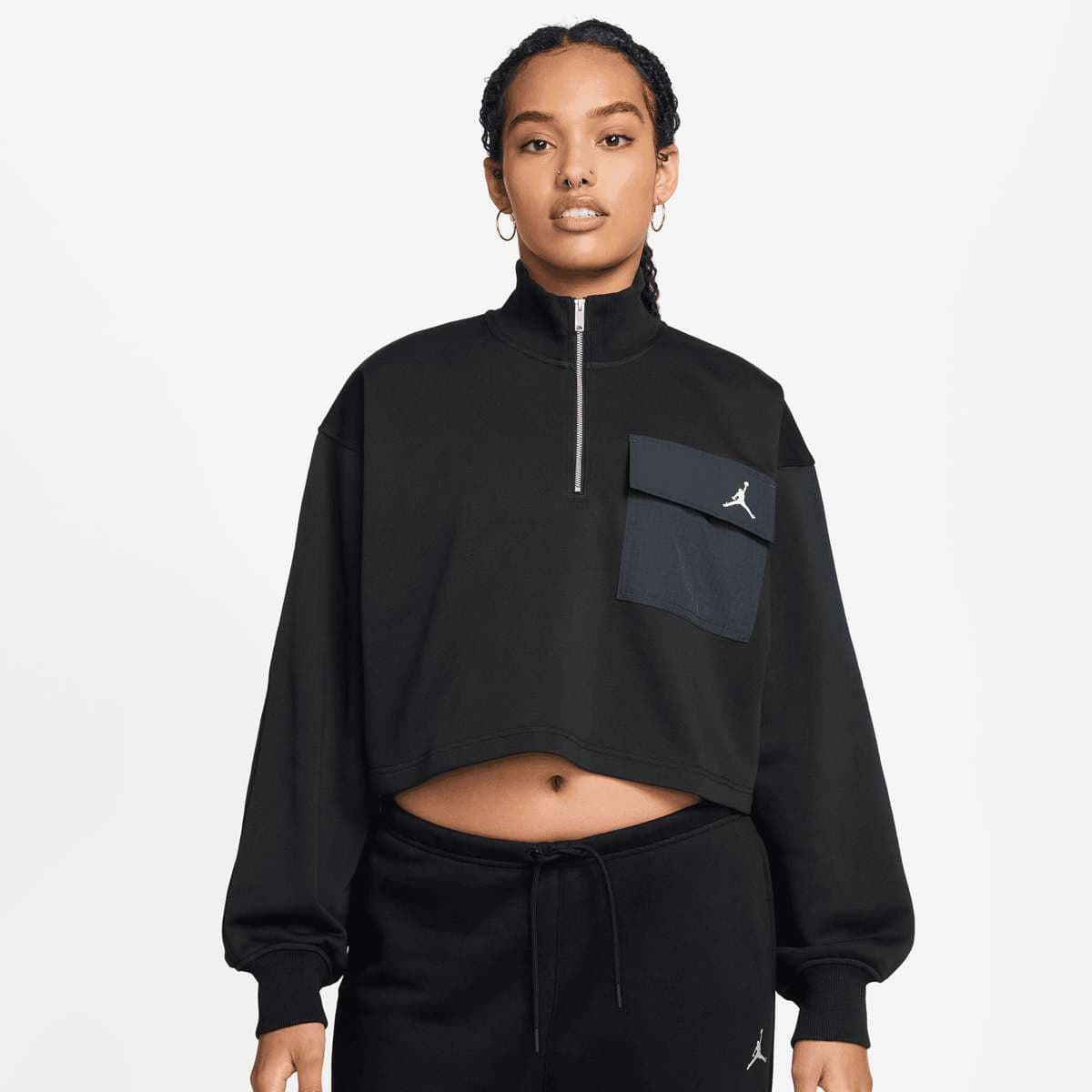 Brooklyn Fleece French Terry Quarter Zip Hike Mike