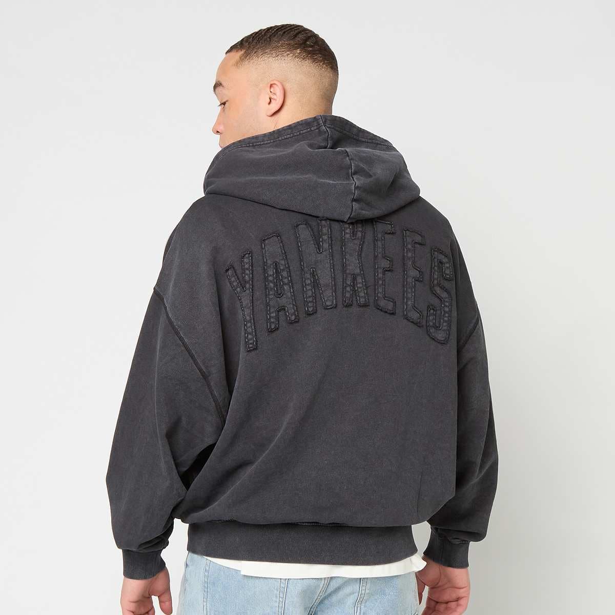 MLB Washed Fullzip Hoodie New York Yankees