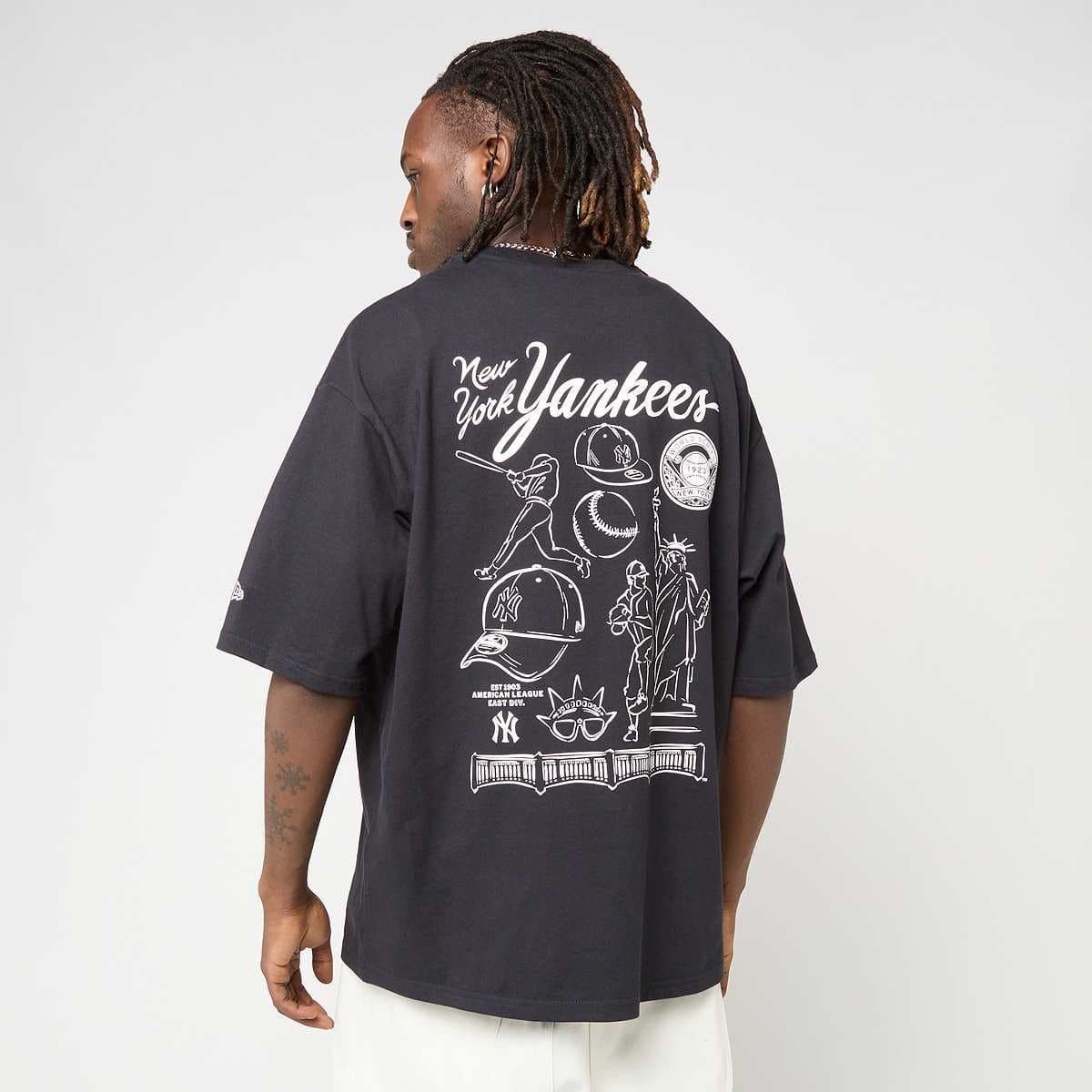 MLB Baseball Graphic Oversized Tee New York Yankees