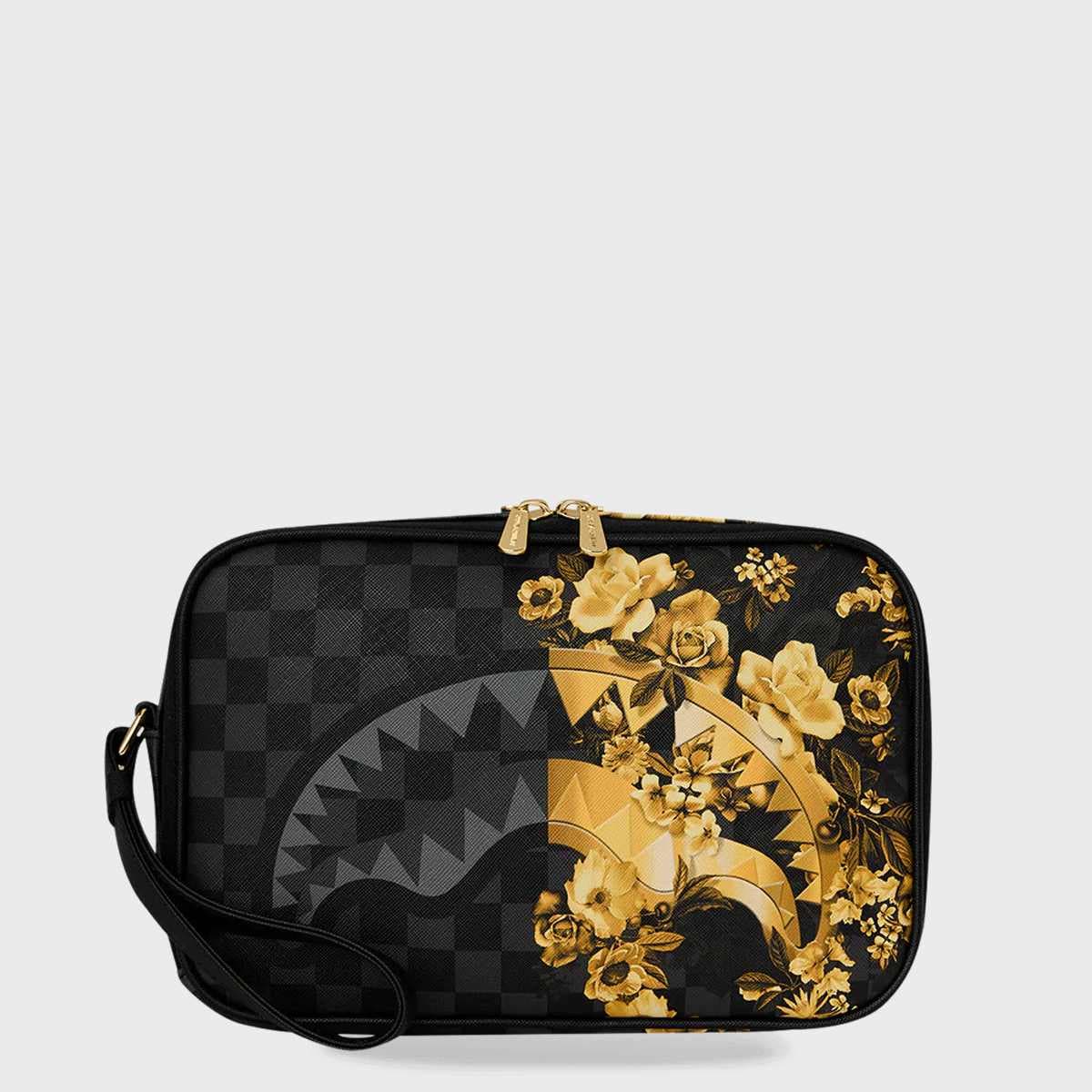 Gold Floral Remis Toiletry Brick