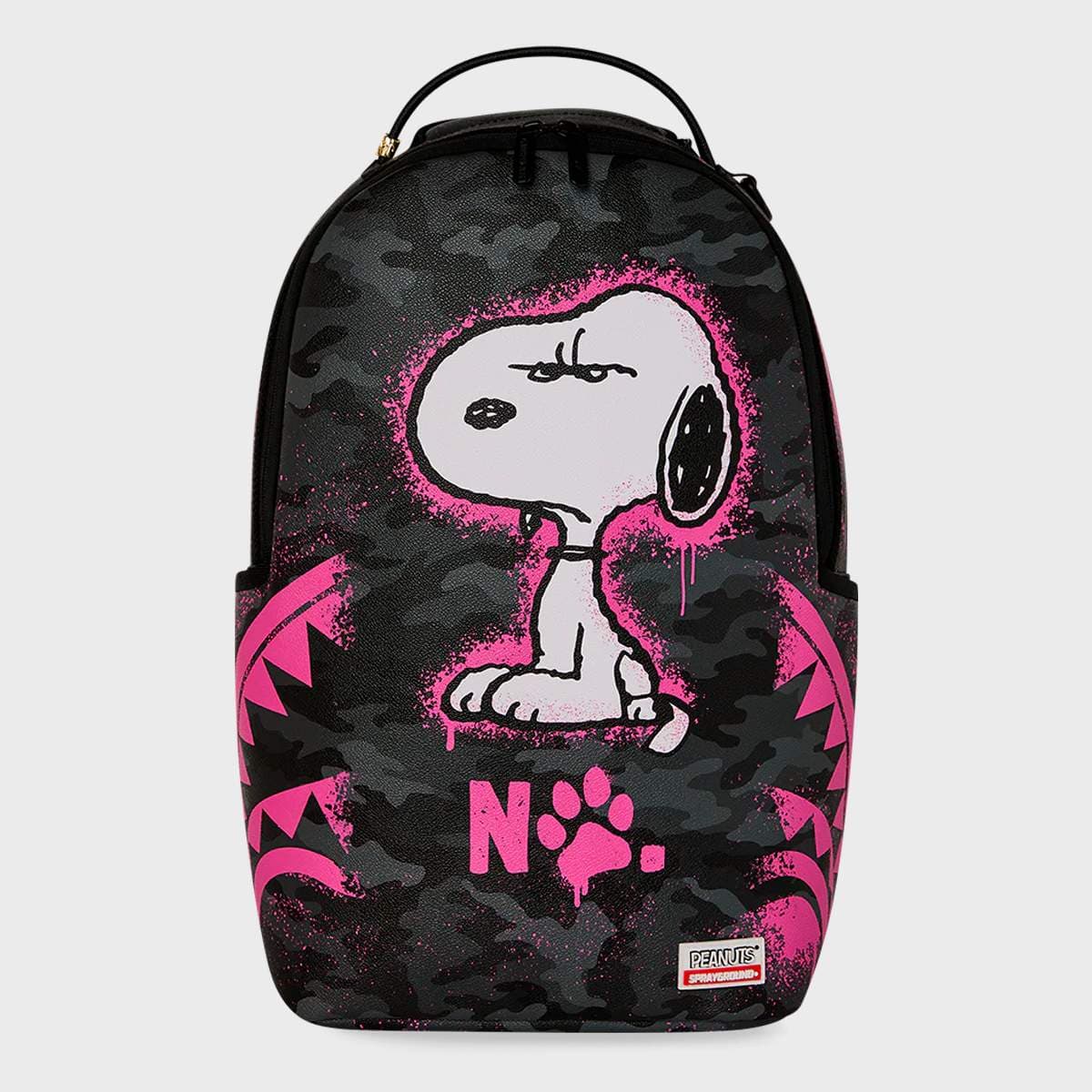 Snoopy Pink Stencil Backpack