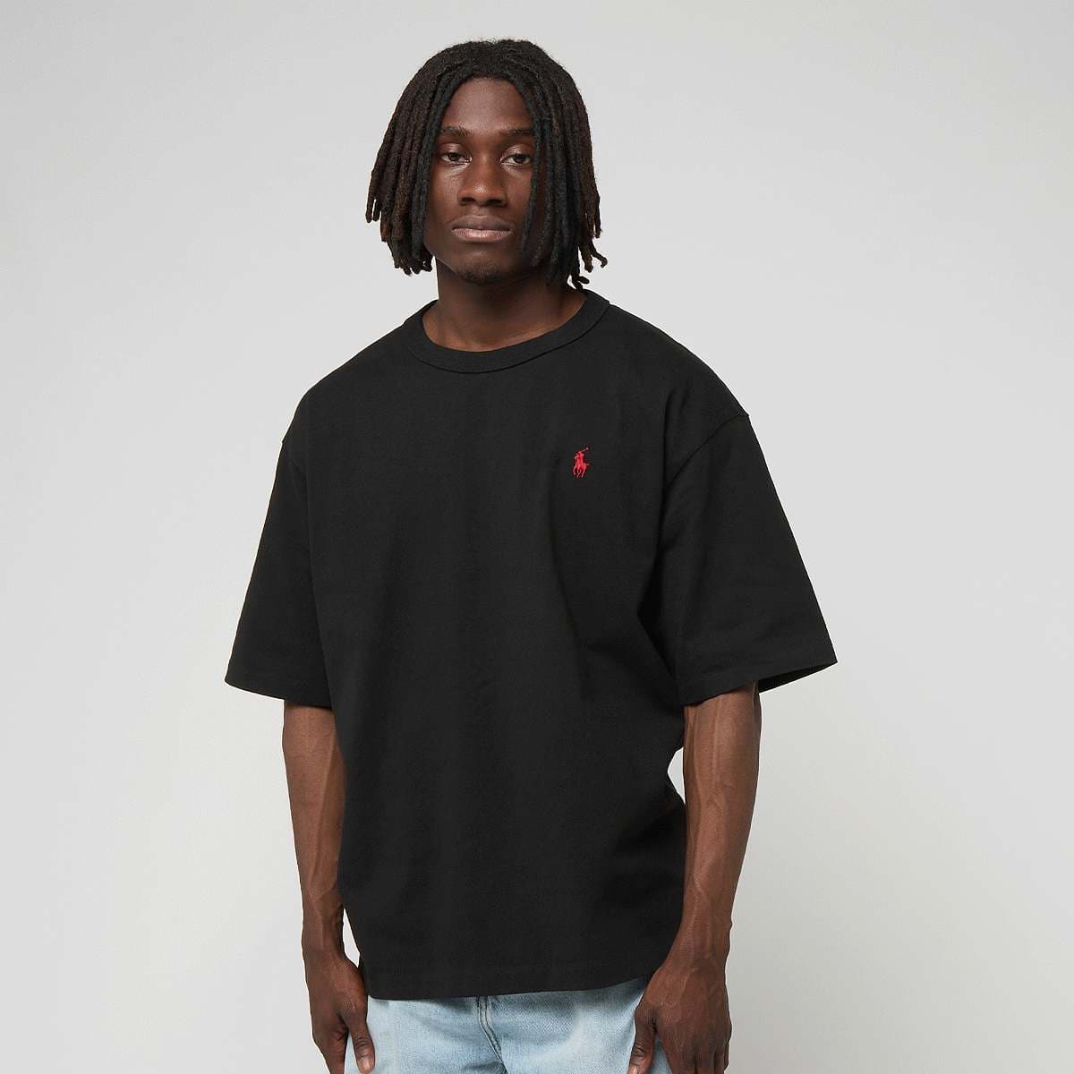 KNIT-T-SHIRT polo black