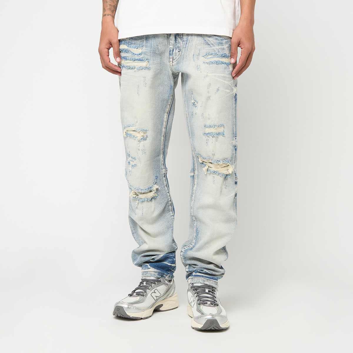 Grunge Wash Effect Jeans