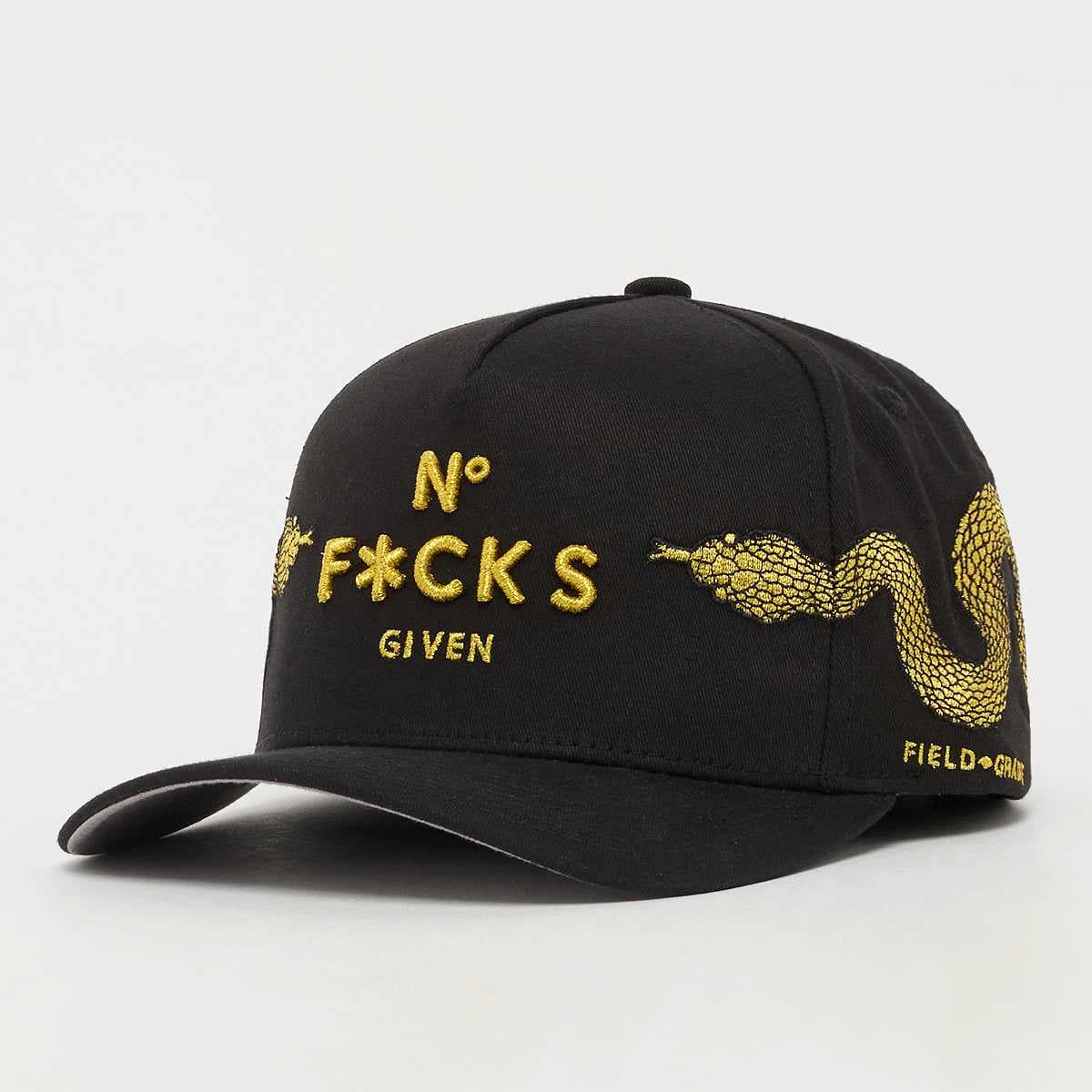 No F*cks Given Serpent Twill Trucker