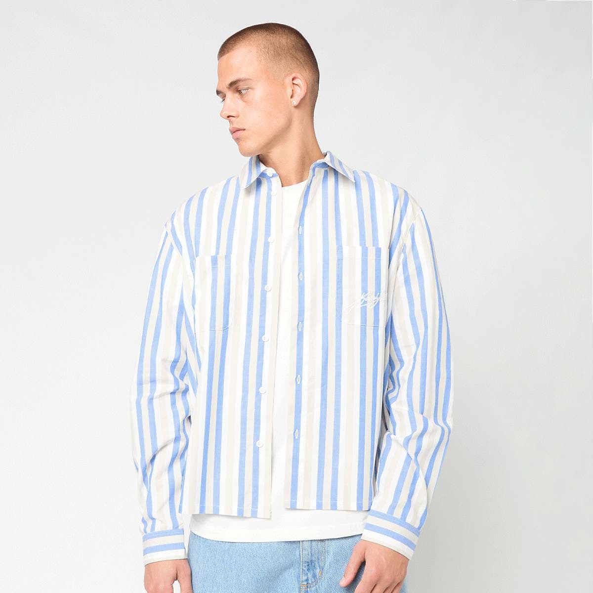 Kani Jeans Stripe Oversized Shirt