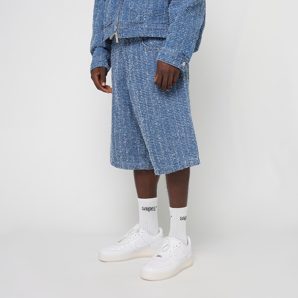 Jeans Distressed Denim Jorts