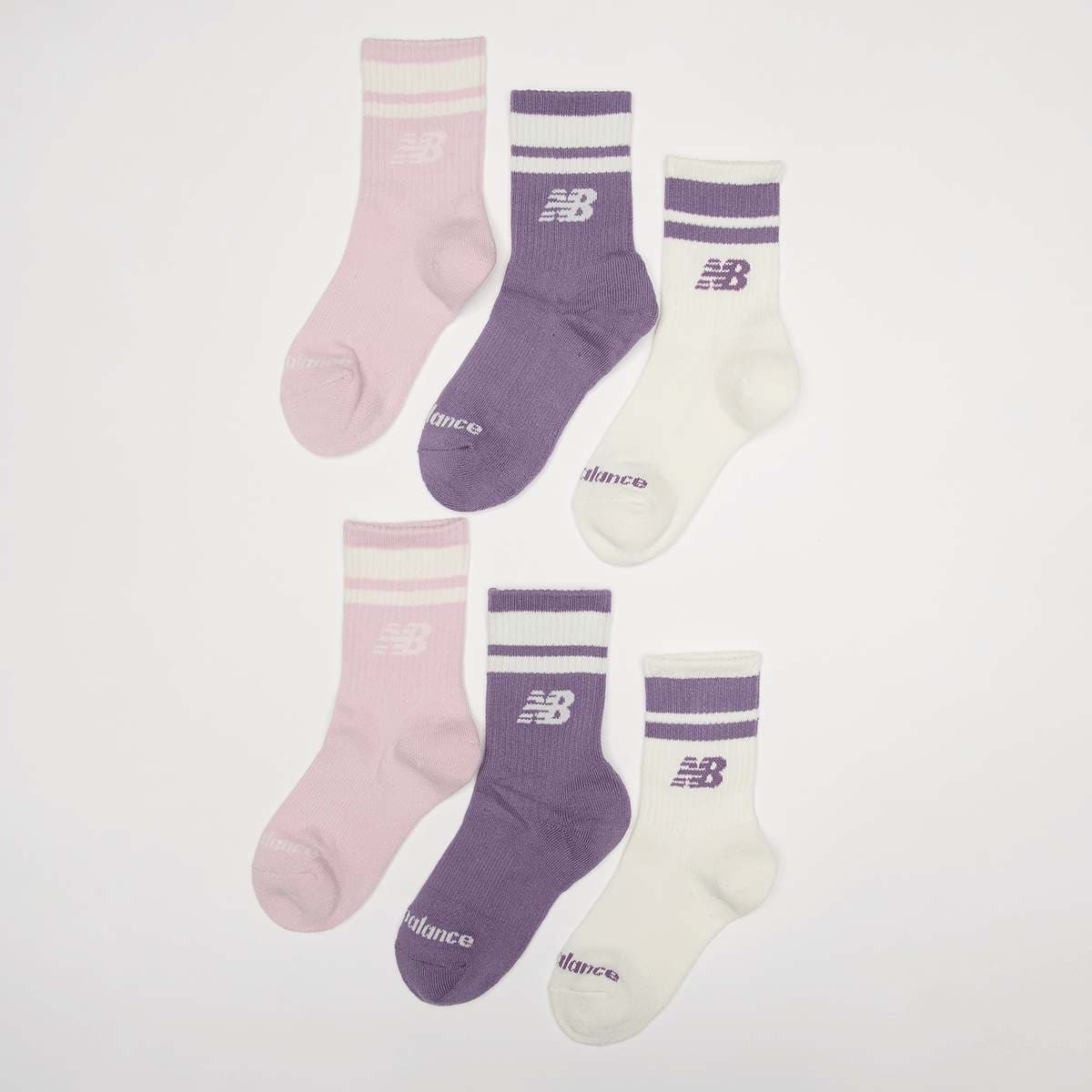 6 PACK - Kids Everyday Stripe Midcalf