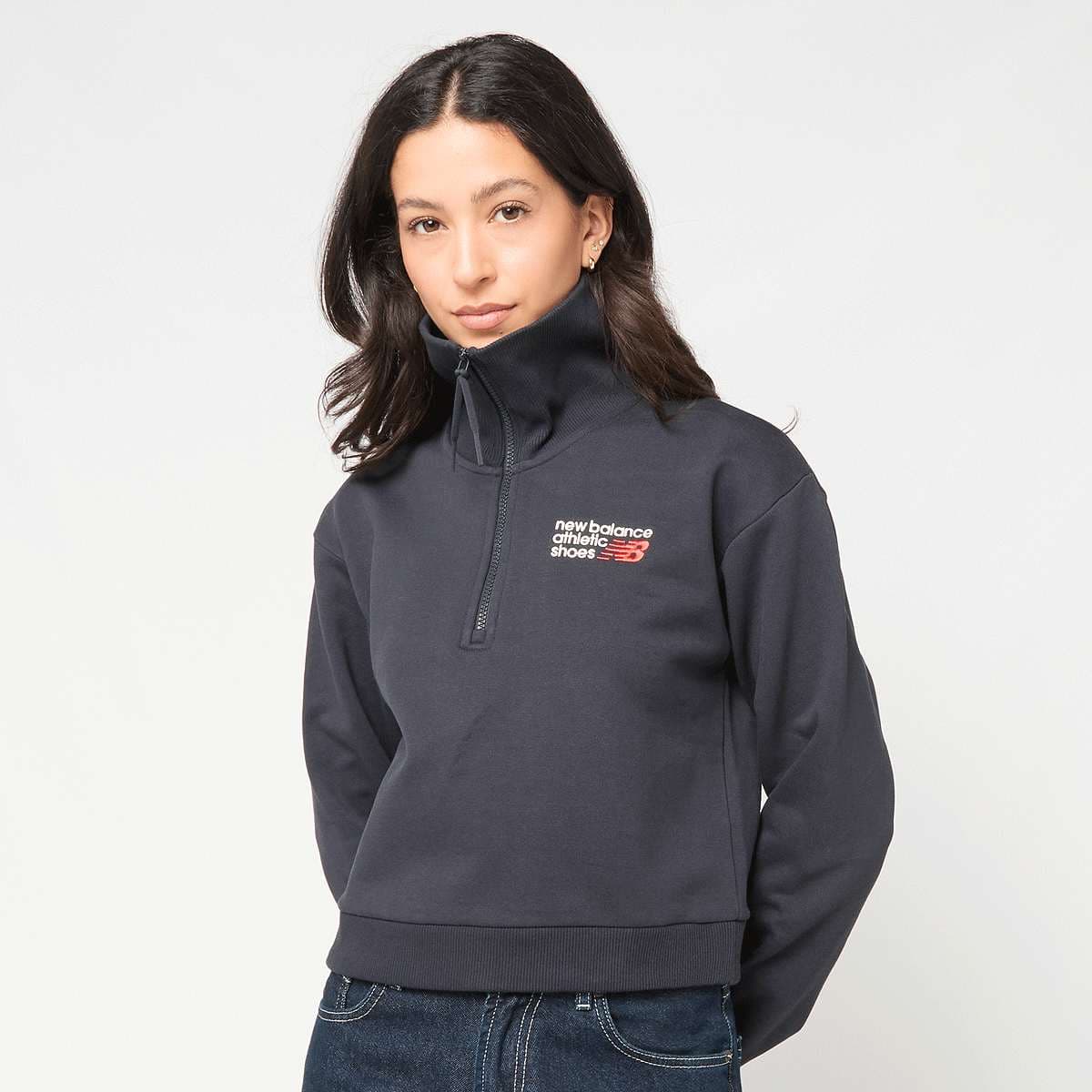 Athletics Premium Logo Oversized Half Zip