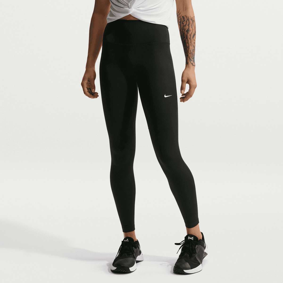 One Seamless Front High-Waisted Full-Length Leggings