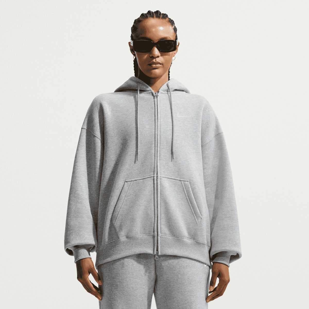 Studio Fleece Medium Weight Oversized Full-Zip Hoodie