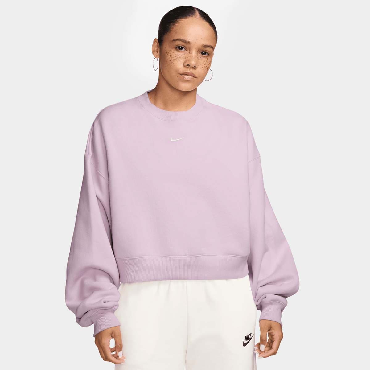 Studio Fleece Oversized Cropped Crew