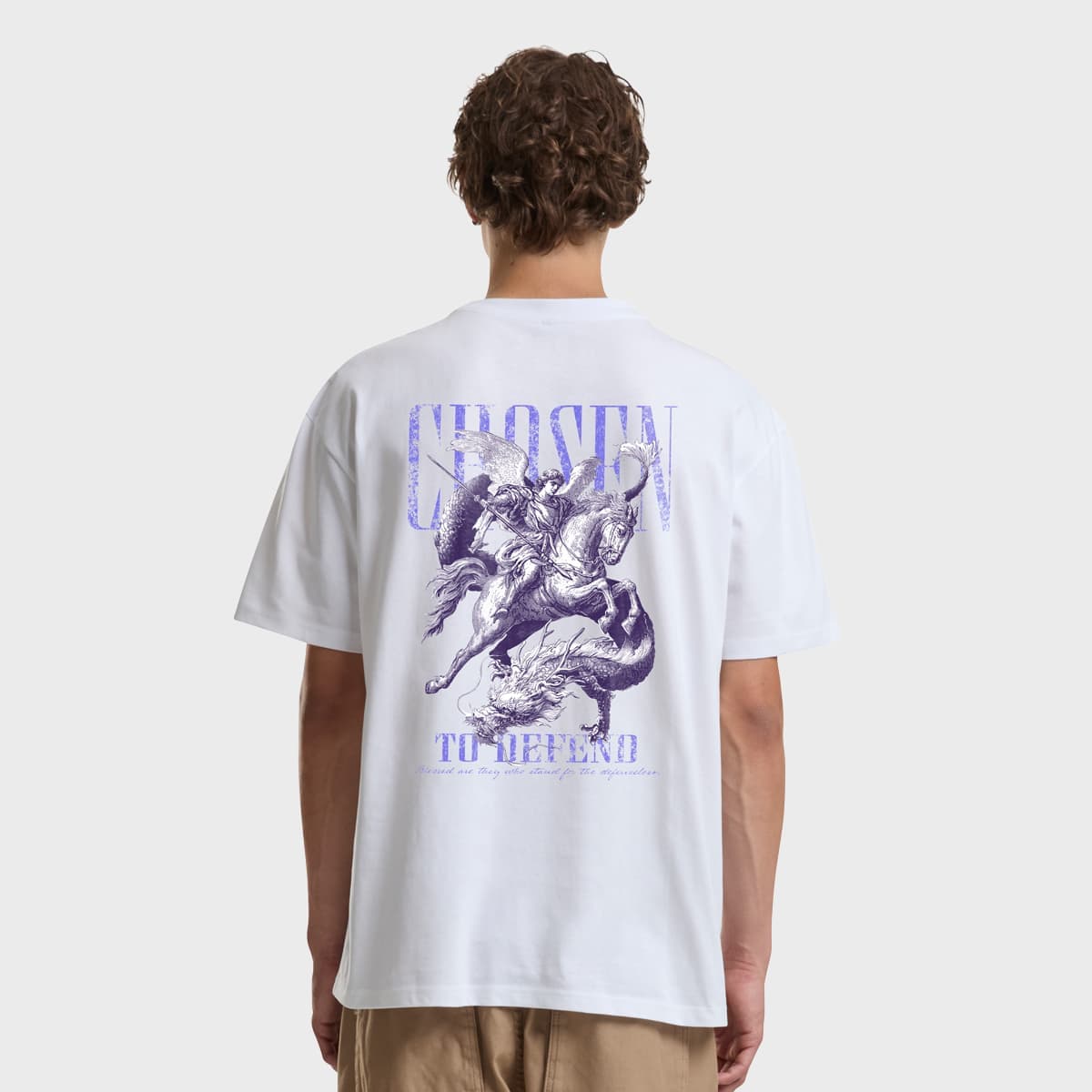 Chosen To Defend Oversize Tee 