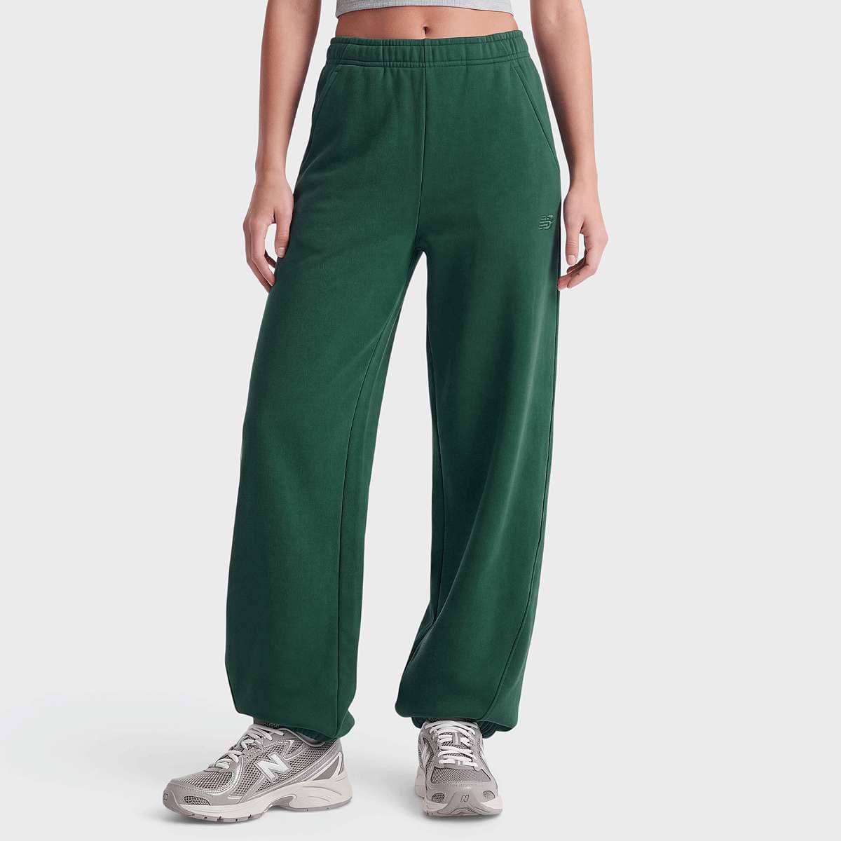 Athletics Crafted Fleece Pant nordic green heateher