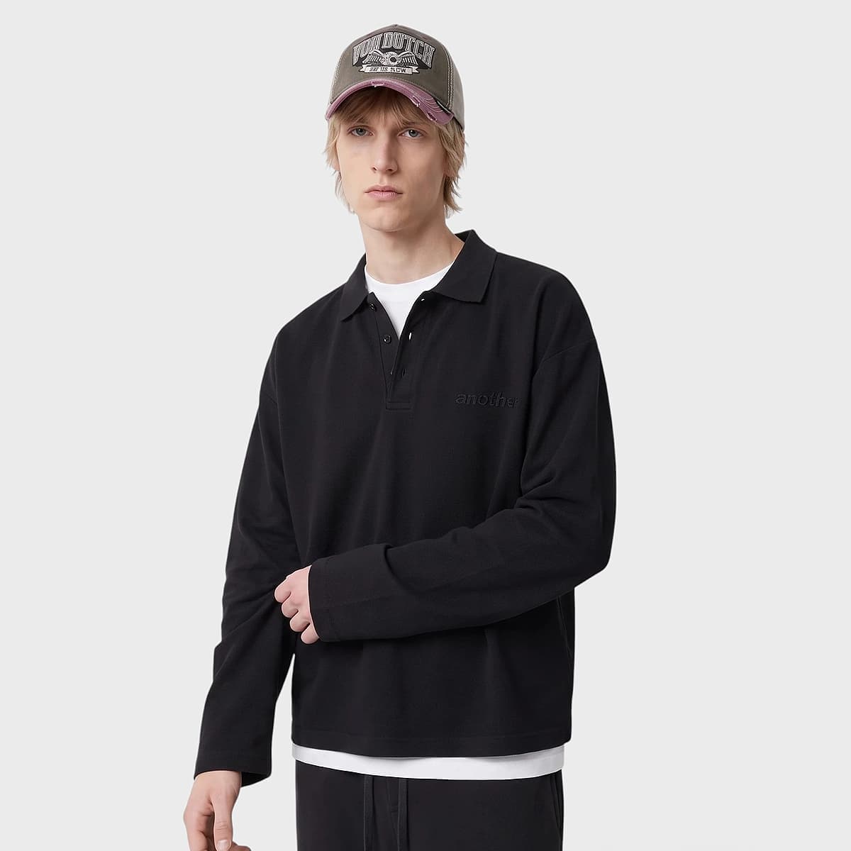 Another Longsleeve Piqué Polo Shirt 