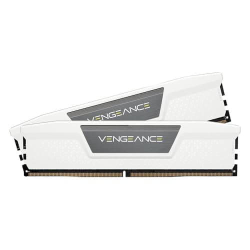 Corsair CMK32GX5M2B5200C40W RAM D5 5200 C40 Vengeance K2, Color Blanco, 32 GB (2 x 16 GB)