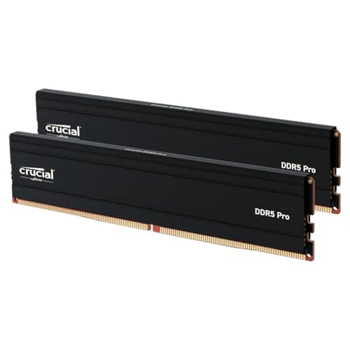 Crucial Pro DDR5 RAM 64GB Kit (2x32GB) 5600MHz, Intel XMP 3.0 / AMD Expo, PC Computer Arbeitsspeicher - CP2K32G56C46U5