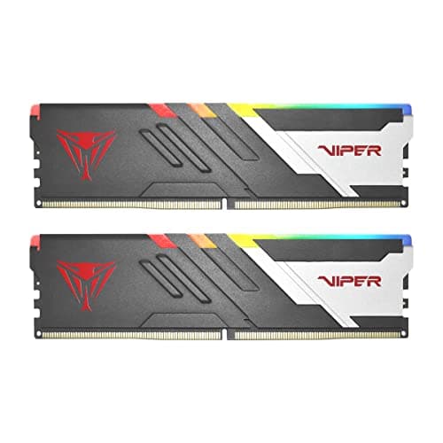 Patriot Viper Venom RGB DDR5 64GB (2 x 32GB) 5600MHz UDIMM Desktop Gaming Memory KIT - PVVR564G560C40K