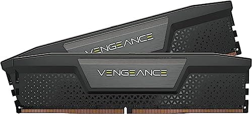 CORSAIR Vengeance DDR5 RAM 64GB (2x32GB) 6400MHz CL32 Intel XMP 3.0 Desktop-Arbeitsspeicher – Schwarz (CMK64GX5M2B6400C32)