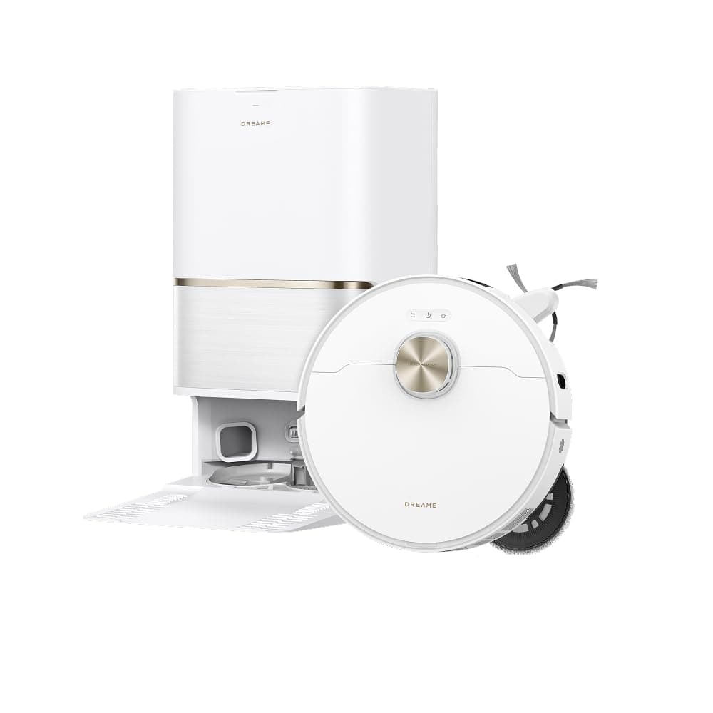 DREAME L50 Ultra AE Robot Aspirapolvere e Lavapavimenti, Dotato di Sistema di Auto-Svuotamento e Auto-Pulizia dei Moci a 100 °C,Aspirazione da 28.000 Pa,Rilevamento Degli Ostacoli e Navigazione a 360°