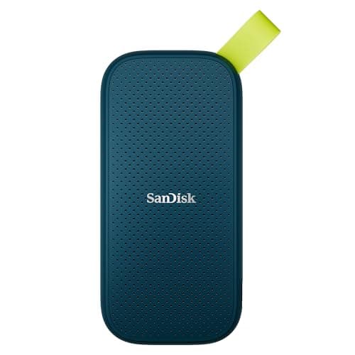 SANDISK Portable SSD 2 TB (Externe SSD 2,5 Zoll, bis zu 800 MB/s Lesen, Robustes Laufwerk bis zu 2 m, robuste Befestigungsschlaufe aus strapazierfähigem Gummi) Monterey