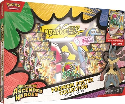 Pokémon TCG: Mega Evolution—Ascended Heroes Premium Poster Collection (One at Random)