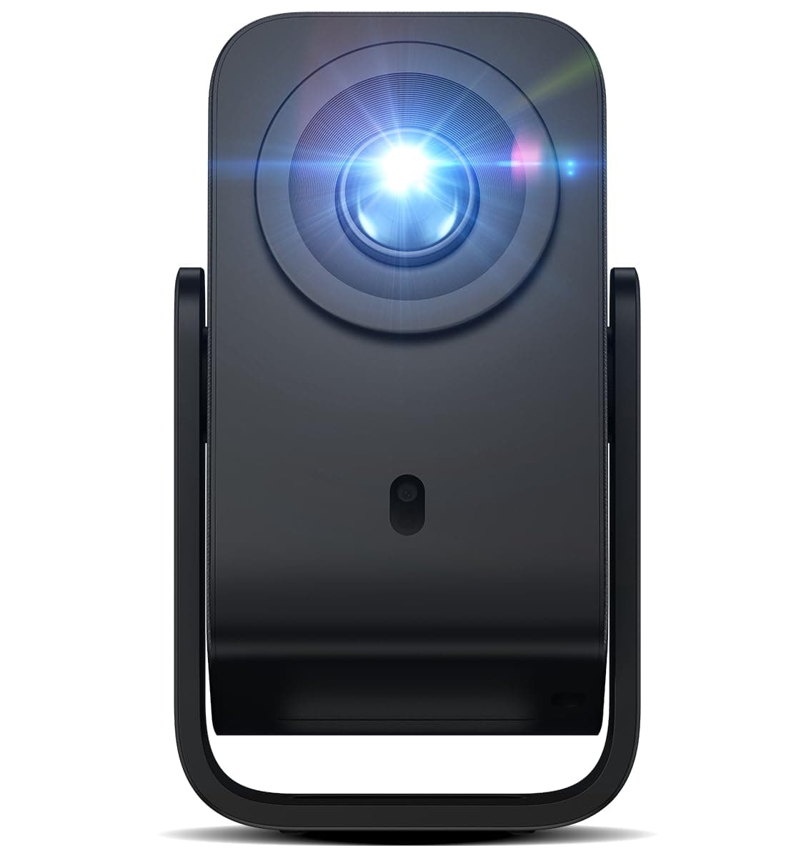 TCL C1 Proyector Portatil 4K Compatible, [GoogleTV/Netflix/Disney Intégrées] Mini Proyector Full HD, Auto Focus y Keystone, Dolby 8W, WiFi, Bluetooth, Ajustable a 285° para Cine en Casa, Habitacion