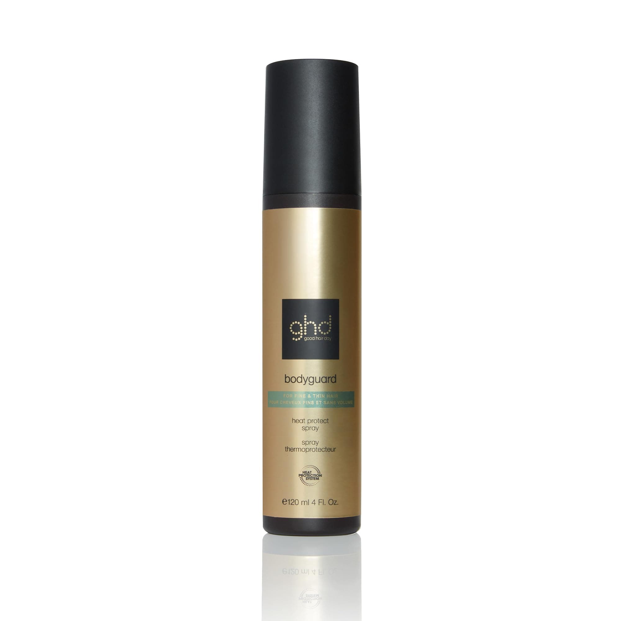 ghd bodyguard - heat protect spray für feines & dünnes Haar: Hitzeschutzspray mit Volumeneffekt, weniger Frizz, reduziert Knoten, verbesserte Stylingergebnisse; 120ml